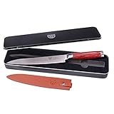Edles Filetiermesser zum filetieren von Fisch, Fleisch, Geflügel - Hohe Schnitthaltigkeit, ausgezeichnete Schärfe