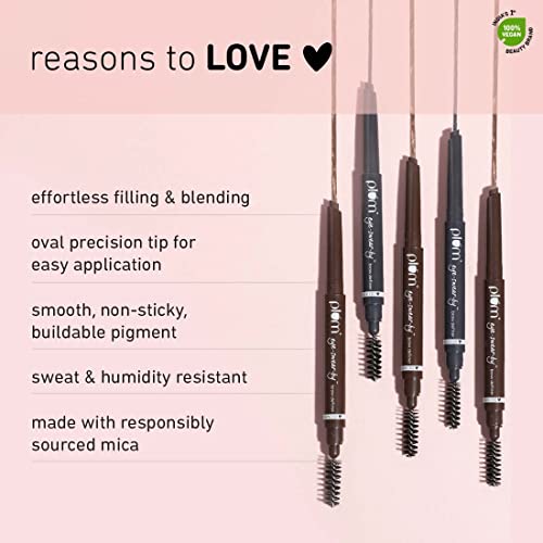 Plum Eye-Swear-By Brow Definer - Ash Black | Buildable Pigment | With Vitamin E | 100% Vegan & Cruelty Free - Image 4