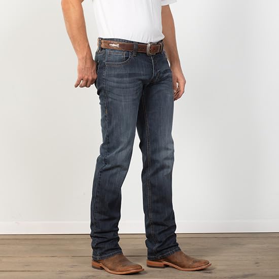 Rock & Roll Denim Slim Fit Stretch Straight Bootcut Jeans #M1R62052