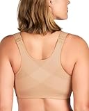 HSIA Posture Bras for Women - Front Closure Bra for Women No Underwire Back Support Plus Size Full Coverage Bra