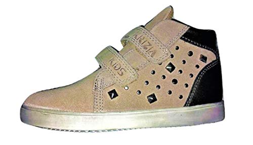  Krizia Offerta KR - 114 Sneaker Bambina Scamosciato con Borchie Beige 29