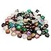 40 Pcs Healing Loose Beads Heart Shape Natural Necklace Stone Pendants Crystal for Jewelry Making DIY Craft