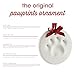Pearhead Clay Pawprint Christmas Ornament, Pet Owner Holiday Gift, Dog or Cat Paw Print Keepsake, DIY Pawprint Hanging Ornament, Classic Red Ribbon
