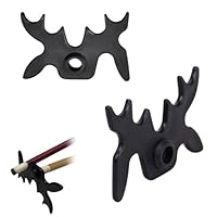 FIBOUND 2 Professionelle Snookerqueues mit Brückenaufsatz und Spider-Halter - Hochwertiges Billard-Zubehör für Spieler - Passend für die meisten Queue-Arten im Training oder Wettkampf