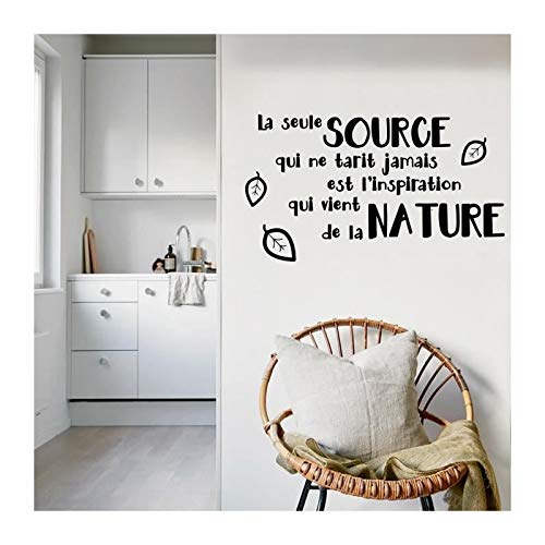 Sticker adhésif mural la seule source qui ne tarit...