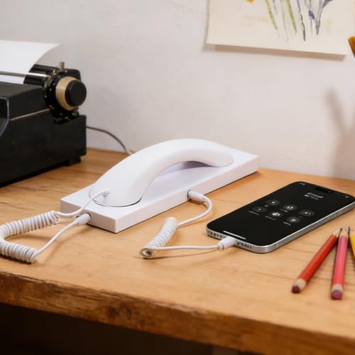 Combiné de téléphone rétro Type C finition premium avec réduction bruit