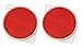 Hy-Ko Products CDRF-3R Nail On Reflector 3 1/4 Diameter Red, 0.5 Ounce (Pack of 2)