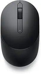 Mouse sem fio e Bluetooth Dell MS3320W Preto