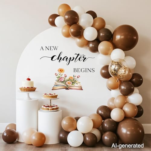 Vinilo decorativo A New Chapter Begins para baby shower miniatura 5