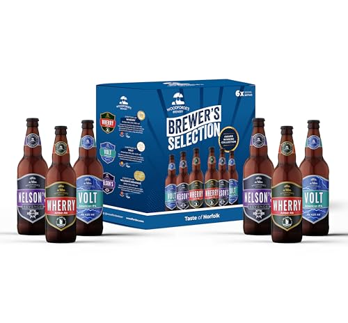 Woodfordes Brewers Mixed Selection 6 x 500ml Bottled Ales Pack