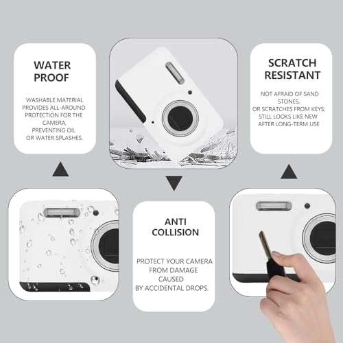 Funda de silicona para cámara KODAK PIXPRO FZ55 blanca miniatura 4