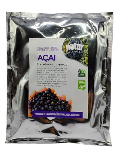 Bayas de Acai puro 500g especial para veganos por natur alimentos dieta balanceada