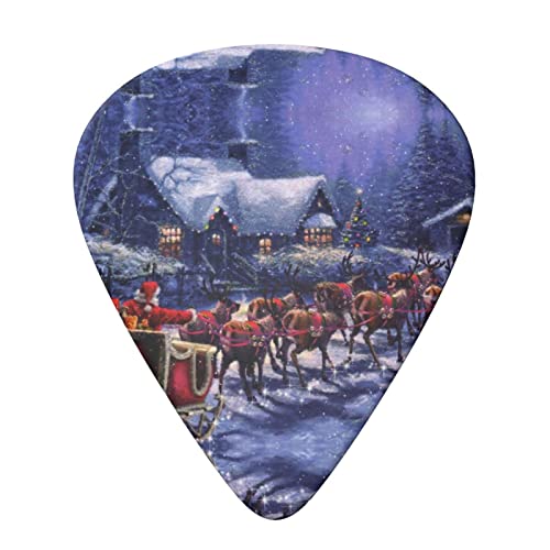 Snow Night Lot de 6 médiators pour guitare acoustique, guitare électrique, basse, ukulélé – Fin, moyen et épais - Les Beatles, Paul McCartney, John Lennon, RIngo Starr, George Harrison Snow Night Lot de 6 médiators pour guitare acoustique, guitare électrique, basse, ukulélé - Fin, moyen et épais – Image 4