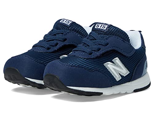 New Balance Kid's 515 V1 New-b Hook and Loop Sneaker, Nb Navy/White, 3 X-Wide Infant