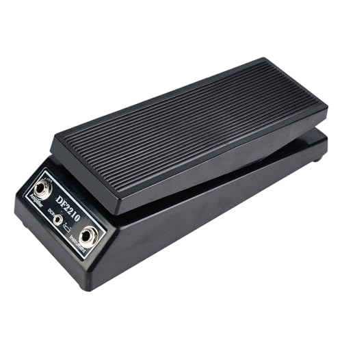 RIZGHWOY Pédale Wah Classique, effet wah-wah pour guitare électrique, commande au pied on/off, large plage de réglage pour musiciens et DJs