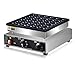 110V Commercial Mini Dutch Pancake Maker,36PCS Mini Pancake Maker Machine,Dutch Poffertjes Grill,Stainless Steel, Non stick,Breakfast，Snacks, Desserts, Restaurants, Cafes.