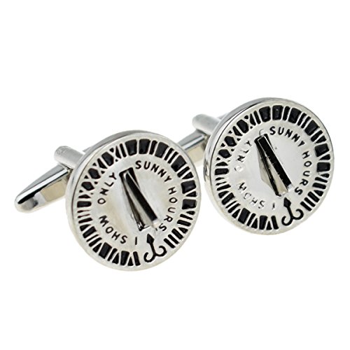 Mancuernillas Sundial Divertidas para Hombre miniatura 1