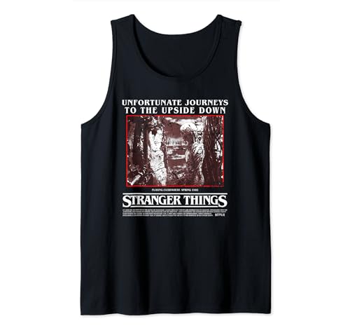 Ropa urbana clásica de ciencia ficción de terror al revés de Stranger Things Camiseta sin Mangas