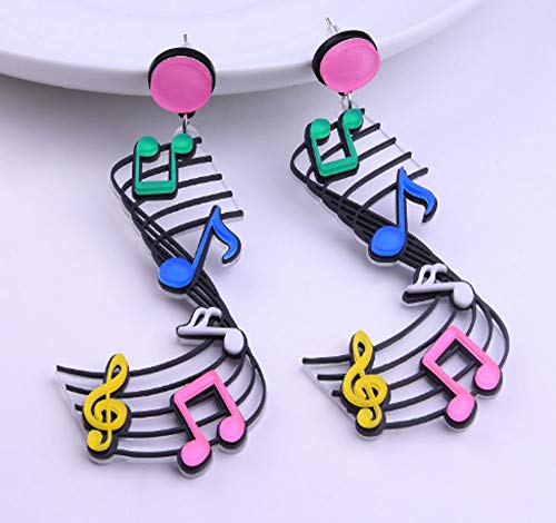 CutieJewelry Music Notes Muscial Notes Piano Novelty Cute Dangle Cute Pretty Earrings2