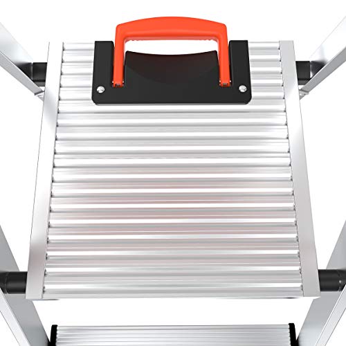 Little Giant Ladders, Flip-N-Lite, 4-Foot, Stepladder, Aluminum, Type 1A, 300 lbs Rated (15272-001)