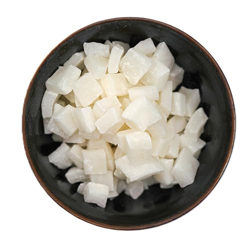 Dried Coconut Tidbit Chunks - 2 lbs of Fresh Crunchy Dried 15mm Coconut Pieces in Resealable Bag to Ensure Freshness