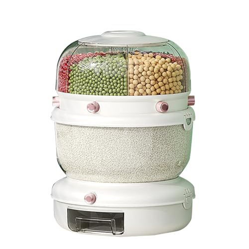 Contenedor de arroz de gran capacidad para eliminar bolsas abiertas en armarios de cocina