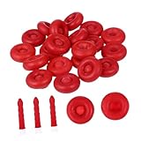 Yardenfun 60 Stück Dichtungskappen für Silikonspritze Robuste Schutzkappen für Abdichtmittel...