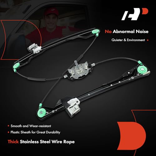 A-Premium Manual Window Regulator Front Driver Side Compatible with Ford by A-Premium - Used condition - Image 4