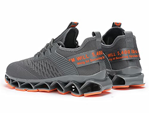 Image of Chopben Men's Running Shoes Blade Non Slip Fashion Sneakers Breathable Mesh Soft Sole Casual Athletic Walking Shoes