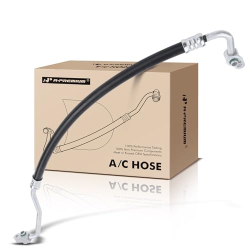 A-Premium A-C Discharge Line Hose Assembly Compatible with Mitsubishi Lancer, 2002-2007, 2.0L, Compressor to Condenser