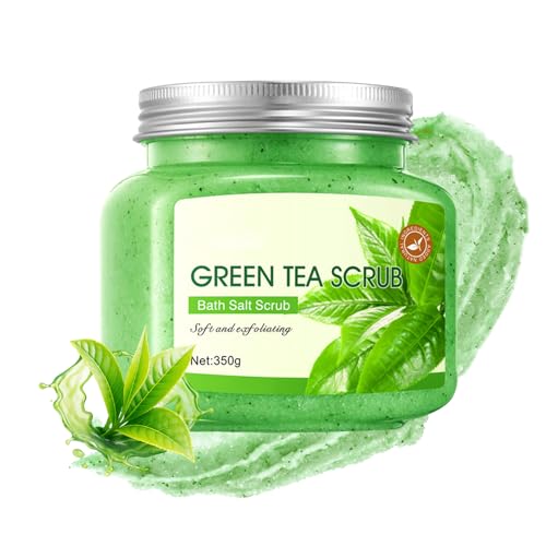 XMXueMei Rose Body Exfoliator, Deep Cleaning Exfoliating Body Scrub, Moisturizing Nourishing Salt Rose Body Scrub, 350 g