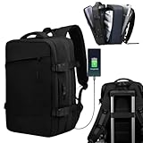 Mochila de Viagem Expansível Grande, Masculina, Feminina, mochila para faculdade,Mochila Executiva Masculina Impermeável Reforçada para Notebook,Casual Esportes Hiking Escola Presente (jADEviC)