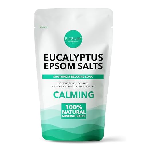 Elysium Spa Natural Eucalyptus Epsom Salts, White, 450 G