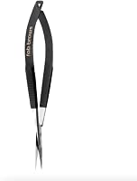 FabBrowsUSA Soft Grip Eyebrow Trimmers - Precise Stainless Steel Brow Scissors for Women & Men, Lash Beard Nose Hair Grooming