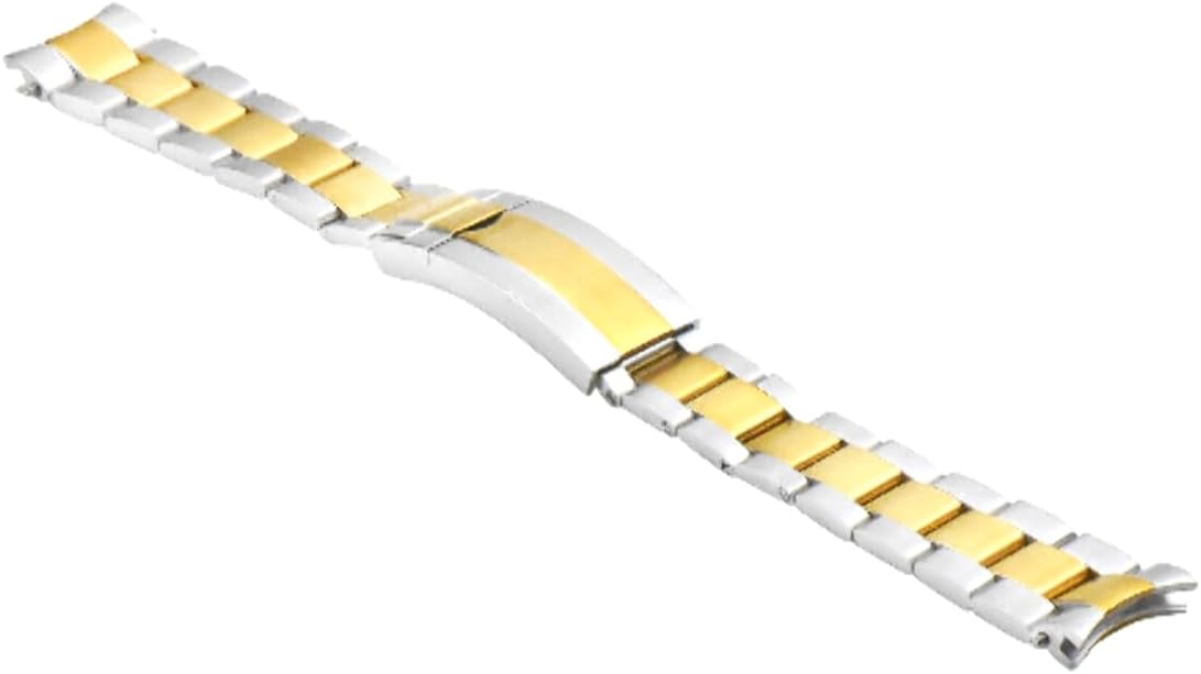 Ewatchparts 20mm Watch Band Compatible With Invicta Pro Diver 8928OB 9937OB Watch Glide Lock Two Tone