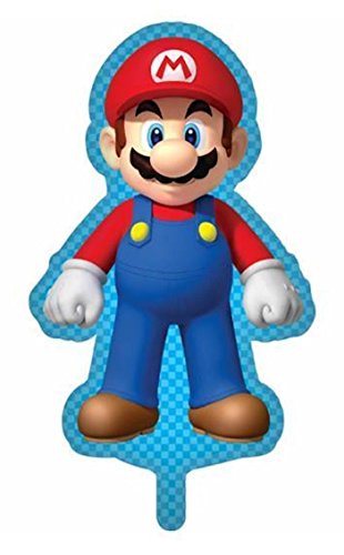 Nintendo Super Mario Supershaped Giant Foil Helium Balloon 86cm x 52cm