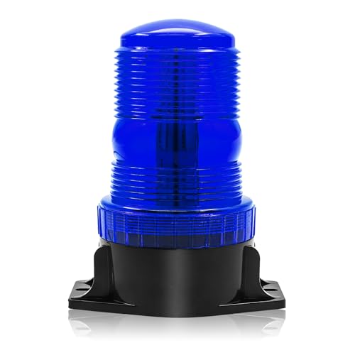 NWpangu Luce di Avvertimento a LED Blu Stroboscopica Emergenza Lampeggiante Luce di Sicurezza per Tetto per Carrelli Elevatori Veicoli di Ingegneria Barca Autobus.