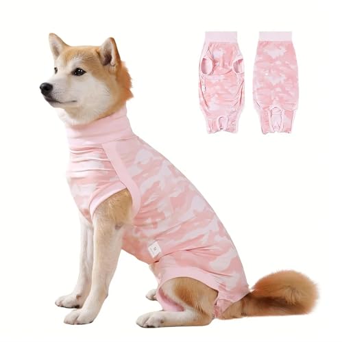 Coppthinktu Dog Onesie for Surgery Female, Breathable Dog Surgery Spay Recovery Suit, Dog Cone...