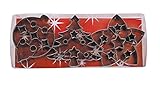 R&M International Christmas Cookie Cutters with Interior Cut-Outs, 3