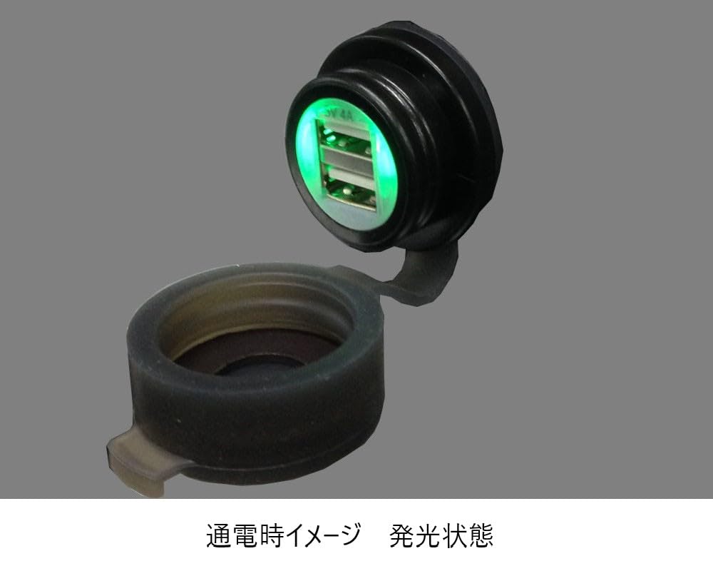 Amazon | キジマ(Kijima) バイクパーツ USB ツインポートキット 車種