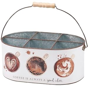 Primitives by Kathy Good Idea Dining Caddy, 12" x 5.50" x 8", Multi-Color Primitives by Kathy Good Idea Dining Caddy 12 x 550 x 8 Multi Color