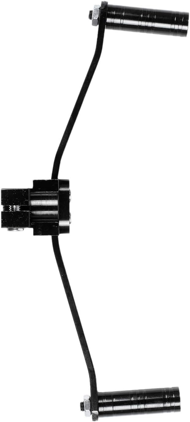 Motorbike Shift Lever Universal Motorcycle Aluminum Dual/2 Way Gear Shift Lever Footrest Pedal Shifter Accessories(Black)