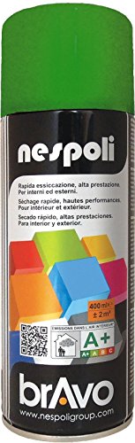 NESPOLI Aérosol peinture professionnelle vert mousse 400l