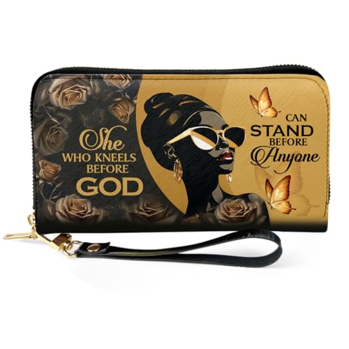 Image of Sistabag Leather Clutch - Wallet For African Women - Mother's Day & Birthday Gifts (STB10)