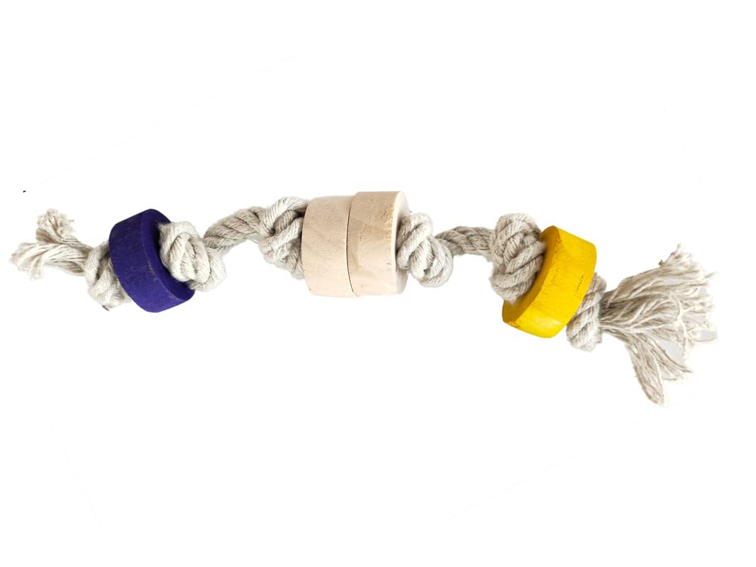 KSK Wooden Chewing Toy for Parrot Bird Cage Accessories for Medium African Grey, Cockatoos, Cockatiels, Sun Conure Size Bird(9" Medium) (B07HQQTNLJ) Amazon Price History, Amazon Price Tracker