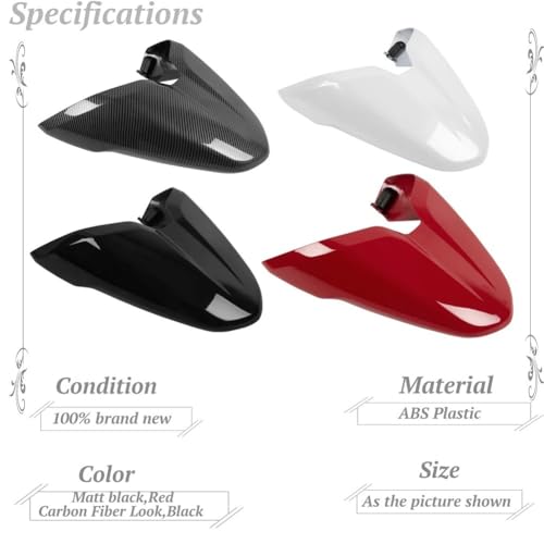 Carénage arrière moto pour Monster 821 1200 797 abs noir - 5