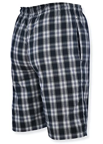 Hanes Mens 2-Pack Woven Stretch Pajama Short, Black/Black, Large3