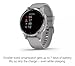 Garmin vivoactive 4S, Smaller-Sized GPS Smartwatch, Features Music, Body Energy Monitoring, Animated Workouts, Pulse Ox Sensors and More, Silver with Gray Band