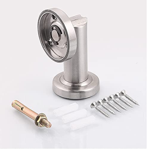 Tope de puerta magnético de metal para instalación en suelo o pared 6