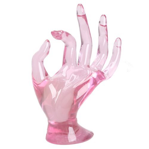 Jewelry Display Holder Bracelet Ring Watch Stand Support Holder Stand (Type-Pink)